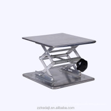 Stainless Steel Lab Manual Scissor Lift Platform